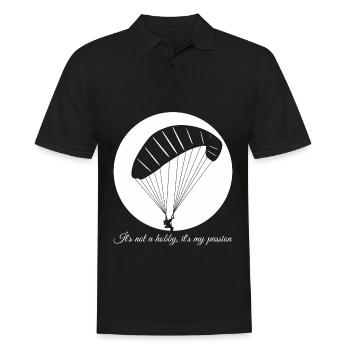 Parapente Parapente Gleitsegeln - Polo Homme - noir - Devant - Kai (181cm)