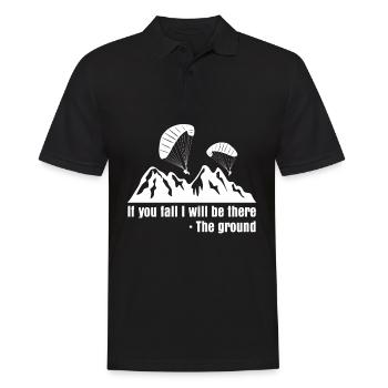 Gleitschirm Parapente Parapente - Polo Homme - noir - Devant - Kai (181cm)