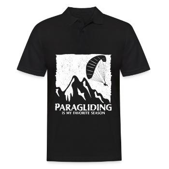 Gleitschirmfliegen Parapente - Polo Homme - noir - Devant - Kai (181cm)