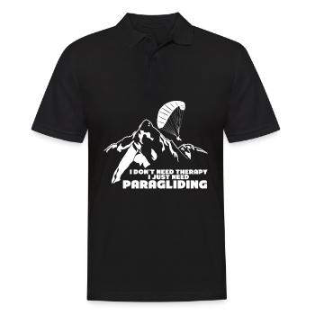 Gleitsegeln Parapente Parapente - Polo Homme - noir - Devant - Kai (181cm)