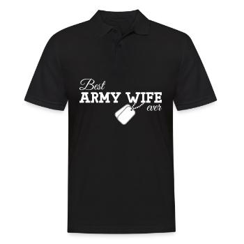 Soldier's Wife Wife Soldier - Men's Polo Shirt - black - Front - Kai (181cm)