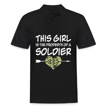 Soldiers' wives Soldiers' wives - Men's Polo Shirt - black - Front - Kai (181cm)