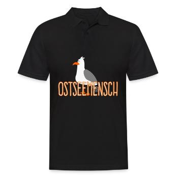 Ostsee Ostseeküste Ostseemensch - Männer Poloshirt - Schwarz - Vorne - Kai (181cm)