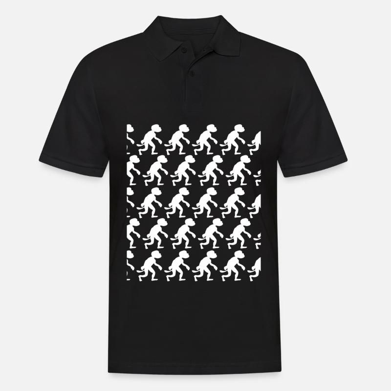 Singe beaucoup de singes - Polo Homme - noir
