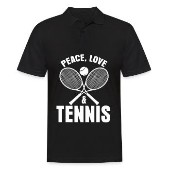 Balles de tennis Balles de tennis Raquettes de tennis - Polo Homme - noir - Devant - Kai (181cm)