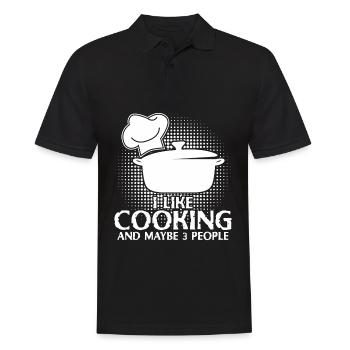 Cuisine de cuisine Chapeau de chef - Polo Homme - noir - Devant - Kai (181cm)