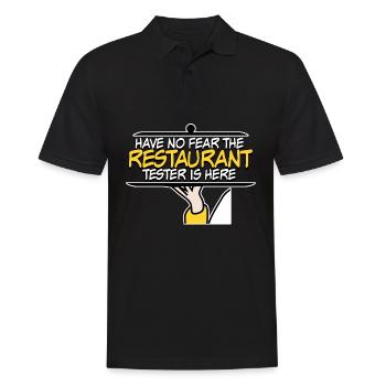 Restaurant Restauranttester Essen - Polo Homme - noir - Devant - Kai (181cm)