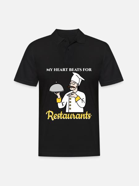 Restaurant Chef good food - Men's Polo Shirt - black