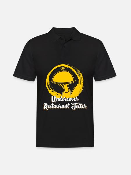Restaurant tester - Men's Polo Shirt - black