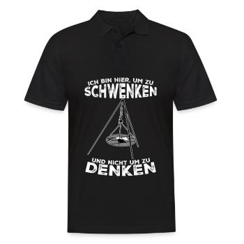 Saarländer Grillen Schwenken Saarland - Männer Poloshirt - Schwarz - Vorne - Kai (181cm)