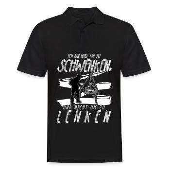 Schwenken Grillen Saarland Saarländer - Männer Poloshirt - Schwarz - Vorne - Kai (181cm)