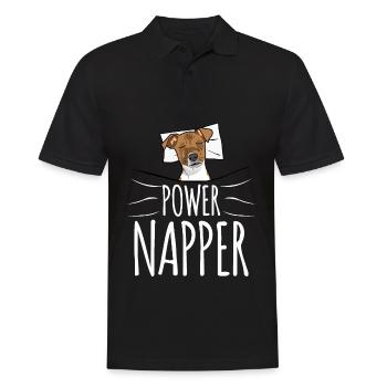 Chemise de sommeil pour chiens fatigués - Polo Homme - noir - Devant - Kai (181cm)