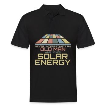 Cellule solaire Photovoltaïque Énergie solaire - Polo Homme - noir - Devant - Kai (181cm)