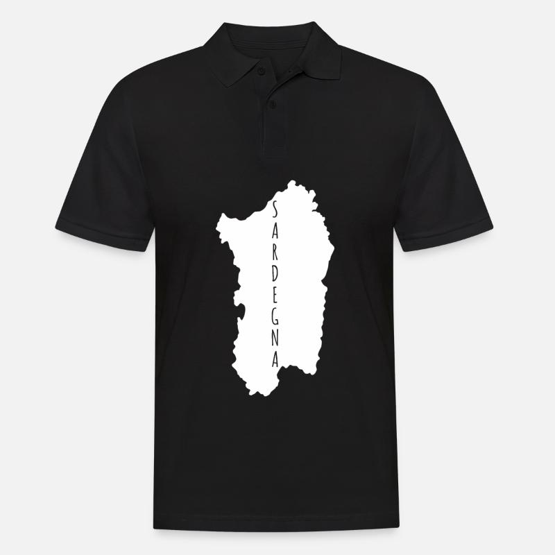 Sardegna Sardaigne Vacances Sardaigne - Polo Homme - noir