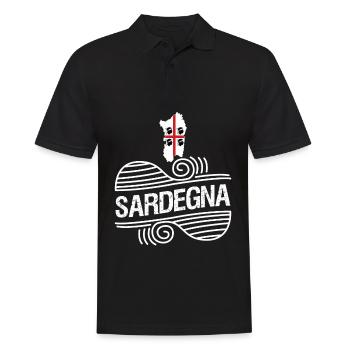 Sardegna Holidays Sardinia Sardinia - Men's Polo Shirt - black - Front - Kai (181cm)