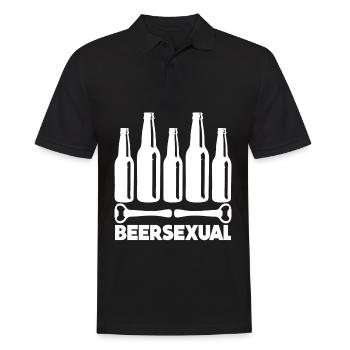 Bière Brasseur de bière Brasserie d’alcool - Polo Homme - noir - Devant - Kai (181cm)