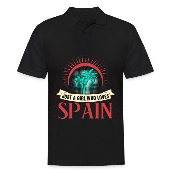 Spain Holidays Spanish - Men's Polo Shirt - black - Front - Kai (181cm)