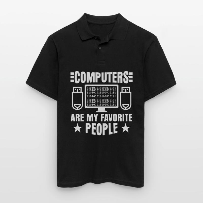 Admin Programmer Computer Scientist Men's Polo Shirt