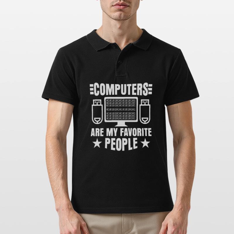Admin Programmer Computer Scientist Men's Polo Shirt