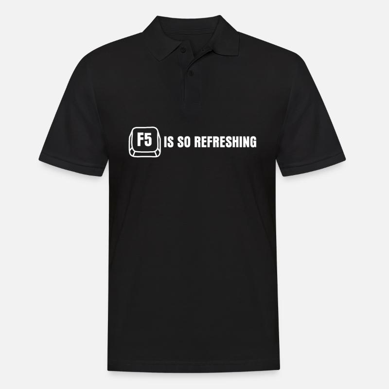 Programmierer Informatiker Admin - Männer Poloshirt - Schwarz