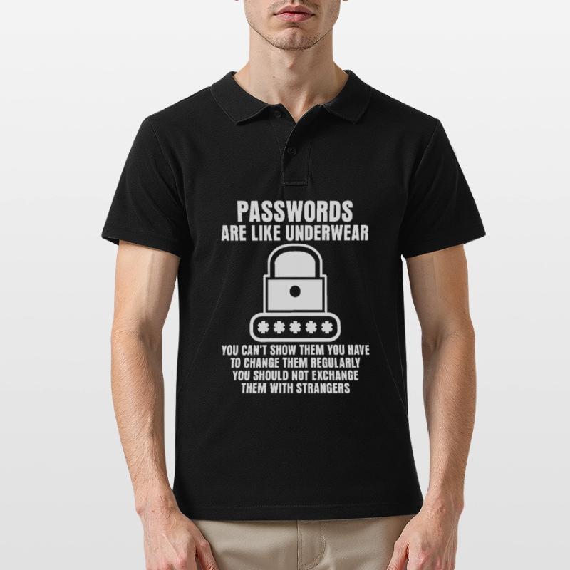 Admin Passwort Programmierer Männer Poloshirt