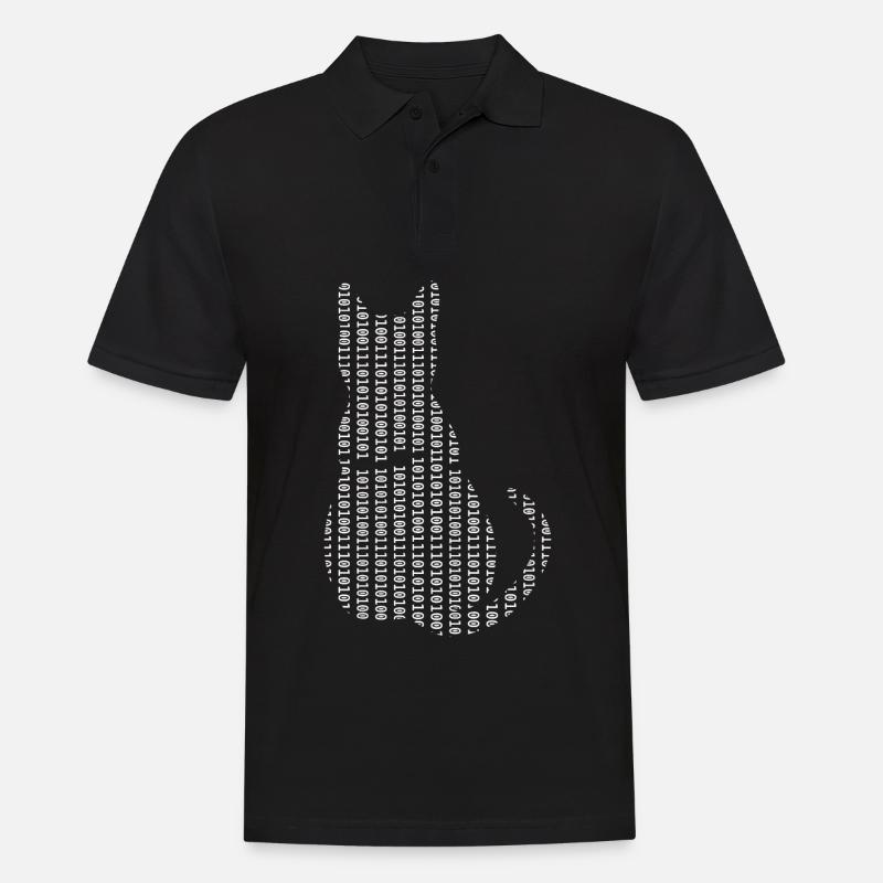 Computer Scientist Cat Admin Programmer - Men's Polo Shirt - black