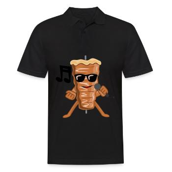 Musical Doner Kebab Kebab - Polo Homme - noir - Devant - Kai (181cm)