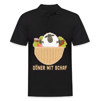 Kebab avec kebab de mouton kebab - Polo Homme - noir - Devant - Kai (181cm)