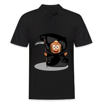 Kebab Kebab drôle - Polo Homme - noir - Devant - Kai (181cm)