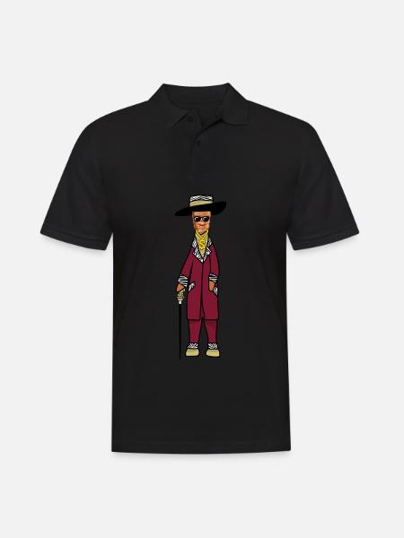 Döner Pimp Dönersskeß Kebab - Men's Polo Shirt - black