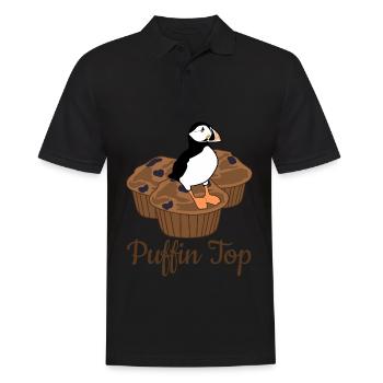 Dessus de macareux au lieu de dessus de muffins - Polo Homme - noir - Devant - Kai (181cm)