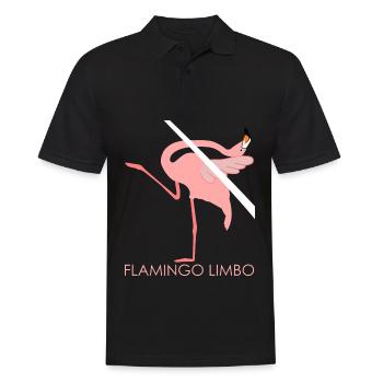Flamants roses Limbo Flamants roses - Polo Homme - noir - Devant - Kai (181cm)