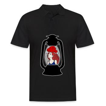 Black Forest Bollenhut Black Forest Girl - Men's Polo Shirt - black - Front - Kai (181cm)