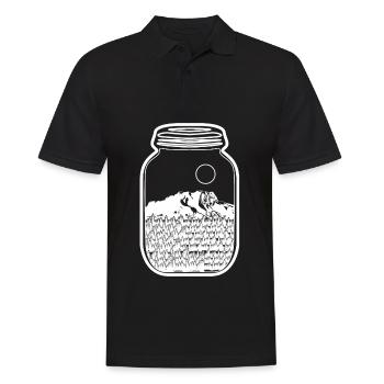 Zugspitze dans un verre Alpinisme Randonnée - Polo Homme - noir - Devant - Kai (181cm)