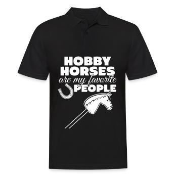 Hobby Horse Riding Rider Hobbyhorse - Polo Homme - noir - Devant - Kai (181cm)
