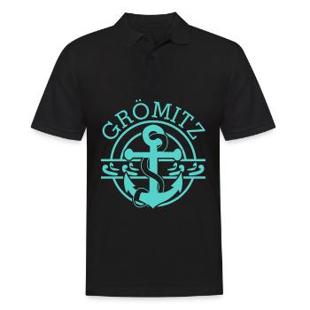 Grömitz Baie de Lübeck - Polo Homme - noir - Devant - Kai (181cm)