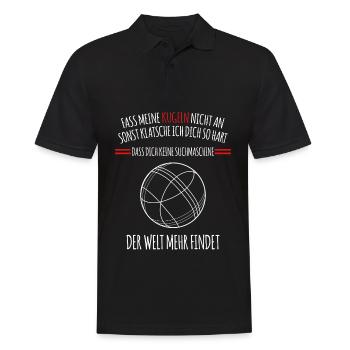 Boules de boules Boules de pétanque - Polo Homme - noir - Devant - Kai (181cm)
