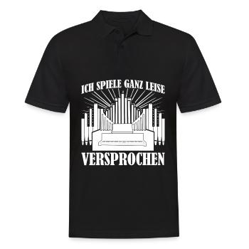 Organist Orgel Orgelspieler Orgelbauer - Männer Poloshirt - Schwarz - Vorne - Kai (181cm)