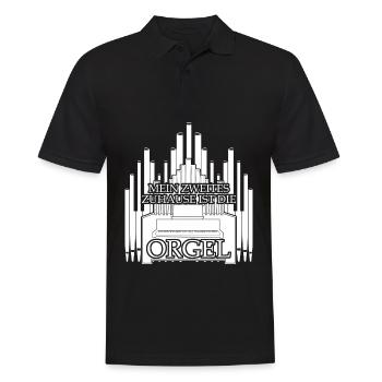 Orgel Musik Orgelspieler Organist - Männer Poloshirt - Schwarz - Vorne - Kai (181cm)