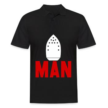 Triathlon Triathleten Witz Triathlet - Männer Poloshirt - Schwarz - Vorne - Kai (181cm)