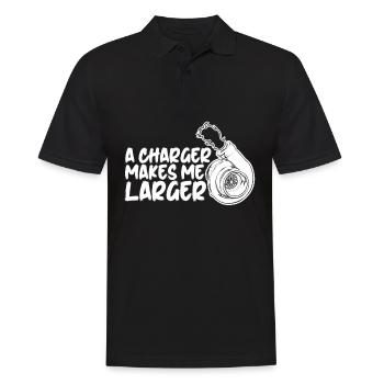 Turbolader Werktsatt Auto Tuner - Männer Poloshirt - Schwarz - Vorne - Kai (181cm)