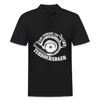 Turbolader Werktsatt Tuning Auto Tuner - Männer Poloshirt - Schwarz - Vorne - Kai (181cm)