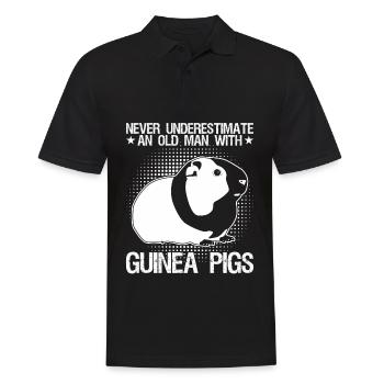 Guinea Pig Guinea Pigs - Männer Poloshirt - Schwarz - Vorne - Kai (181cm)