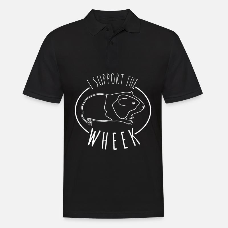 Blague des cochons d’Inde - Polo Homme - noir