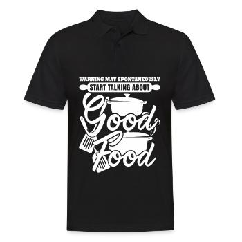 Cuisinière Chapeau de chef Chef de cuisine - Polo Homme - noir - Devant - Kai (181cm)