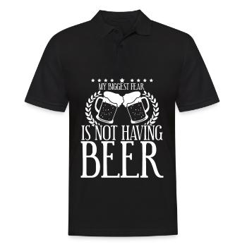 Beer Beer Drinker Brewmaster Beer Brewer - Men's Polo Shirt - black - Front - Kai (181cm)