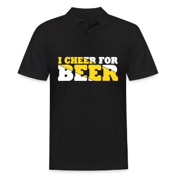 Buveurs de bière Buveurs de bière Brasseurs de bière - Polo Homme - noir - Devant - Kai (181cm)