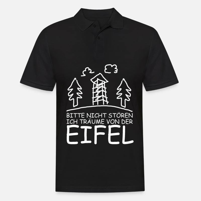 Eifel Eifeler Eifler - Männer Poloshirt - Schwarz