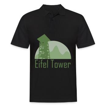 Eifel Wandern Eifeler Eifler - Männer Poloshirt - Schwarz - Vorne - Kai (181cm)