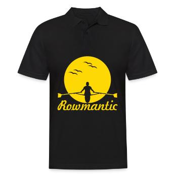 Ruderverein Ruderboot Rudern Ruderer - Männer Poloshirt - Schwarz - Vorne - Kai (181cm)